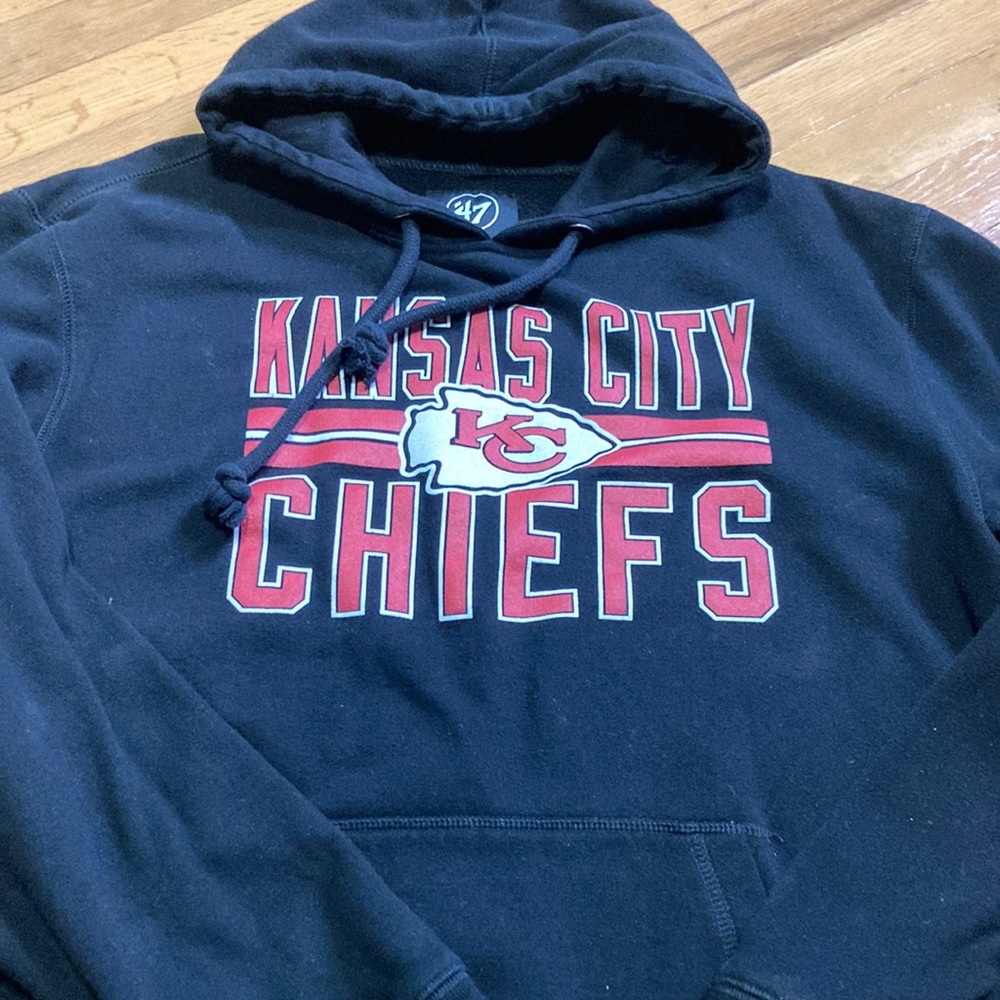 Kansas City Chiefs hoodie sweatshirt black XL